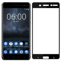 Nokia 3 Zore Ekranı Tam Kaplayan Düz Cam Koruyucu