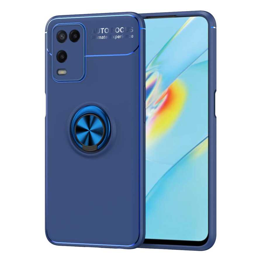 Oppo A54 4G Uyumlu Kılıf Zore Ravel Silikon Kapak