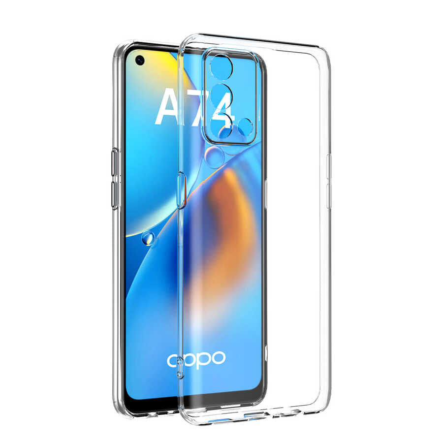 Oppo A74 4G Uyumlu Kılıf Zore Kamera Korumalı Süper Silikon Kapak