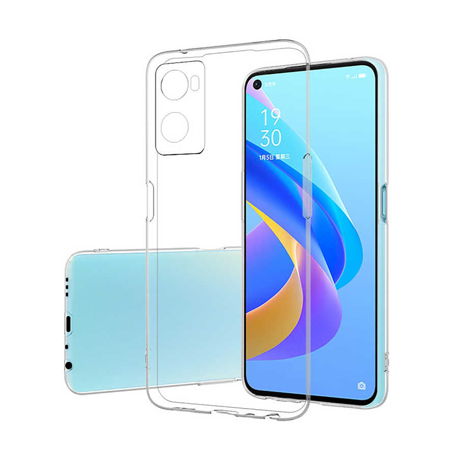 Oppo A76 Uyumlu Kılıf Zore Süper Silikon Kapak