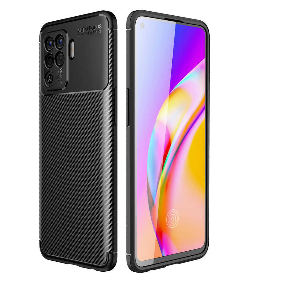 Oppo Reno 5 Lite Uyumlu Kılıf Zore Negro Silikon Kapak