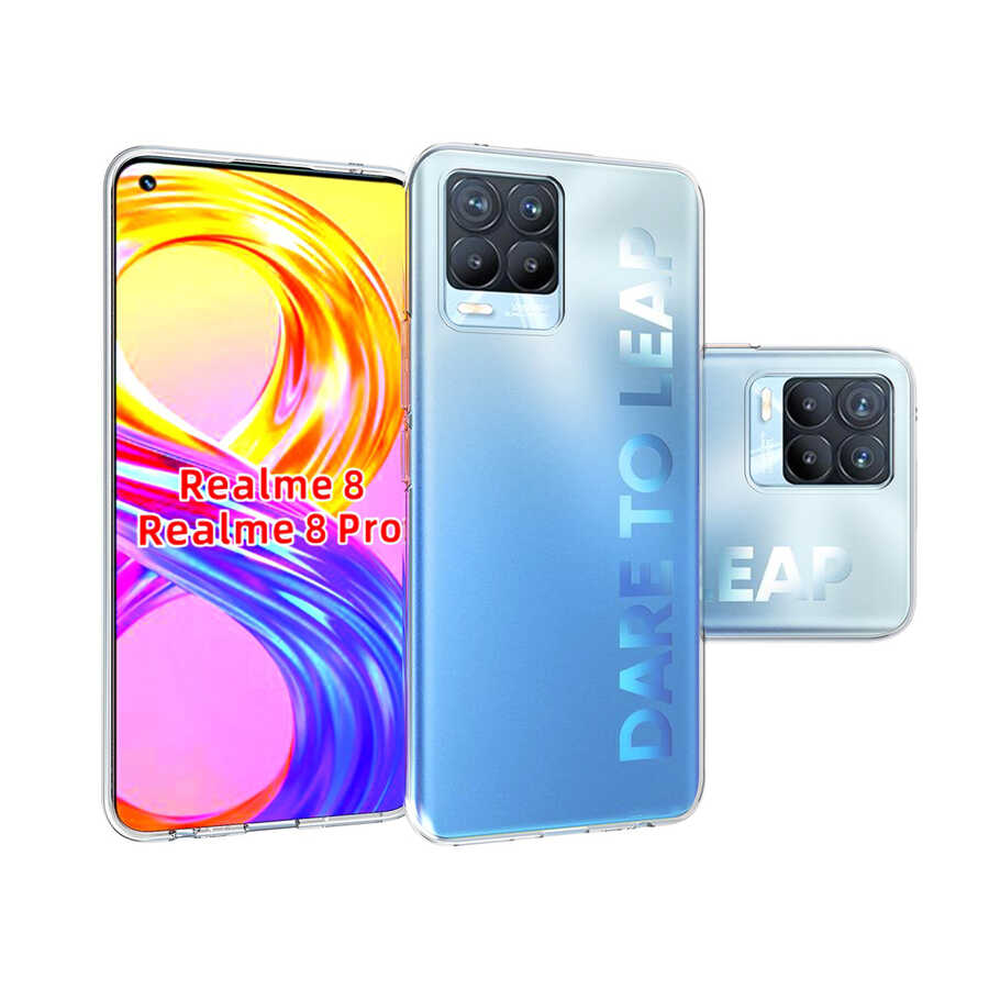 Realme 8 Pro Uyumlu Kılıf Zore Süper Silikon Kapak