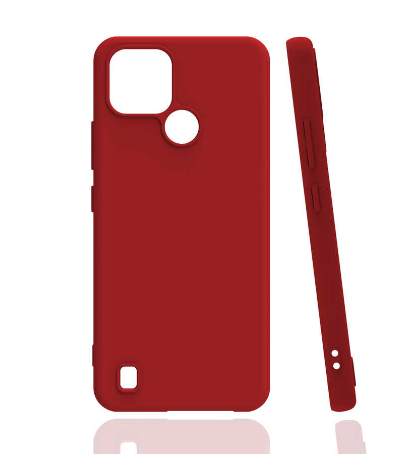 Realme C21 Uyumlu Kılıf Zore Biye Silikon
