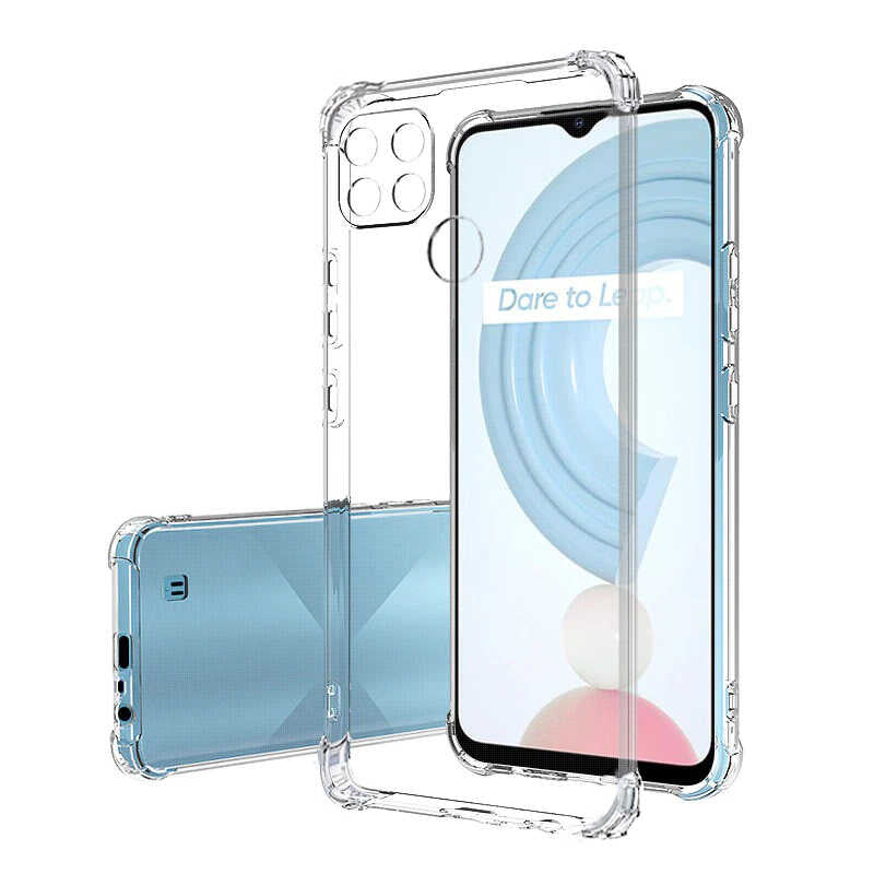 Realme C21Y Uyumlu Kılıf Zore 2mm Anti Shock Silikon