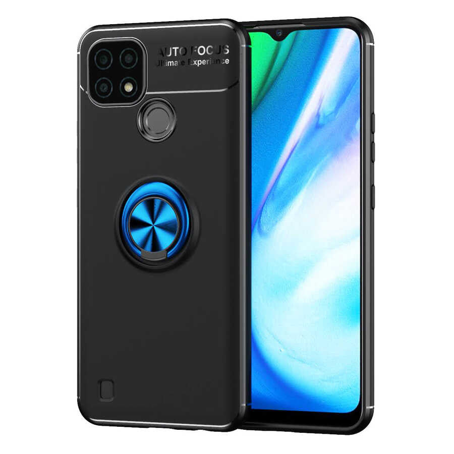 Realme C25 Uyumlu Kılıf Zore Ravel Silikon Kapak