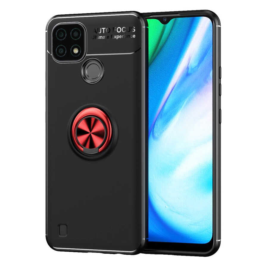 Realme C25 Uyumlu Kılıf Zore Ravel Silikon Kapak