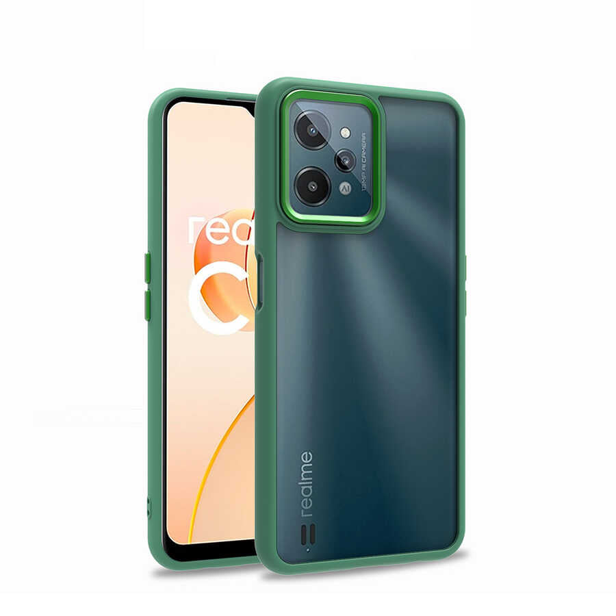 Realme C31 Uyumlu Kılıf Zore Flora Kapak