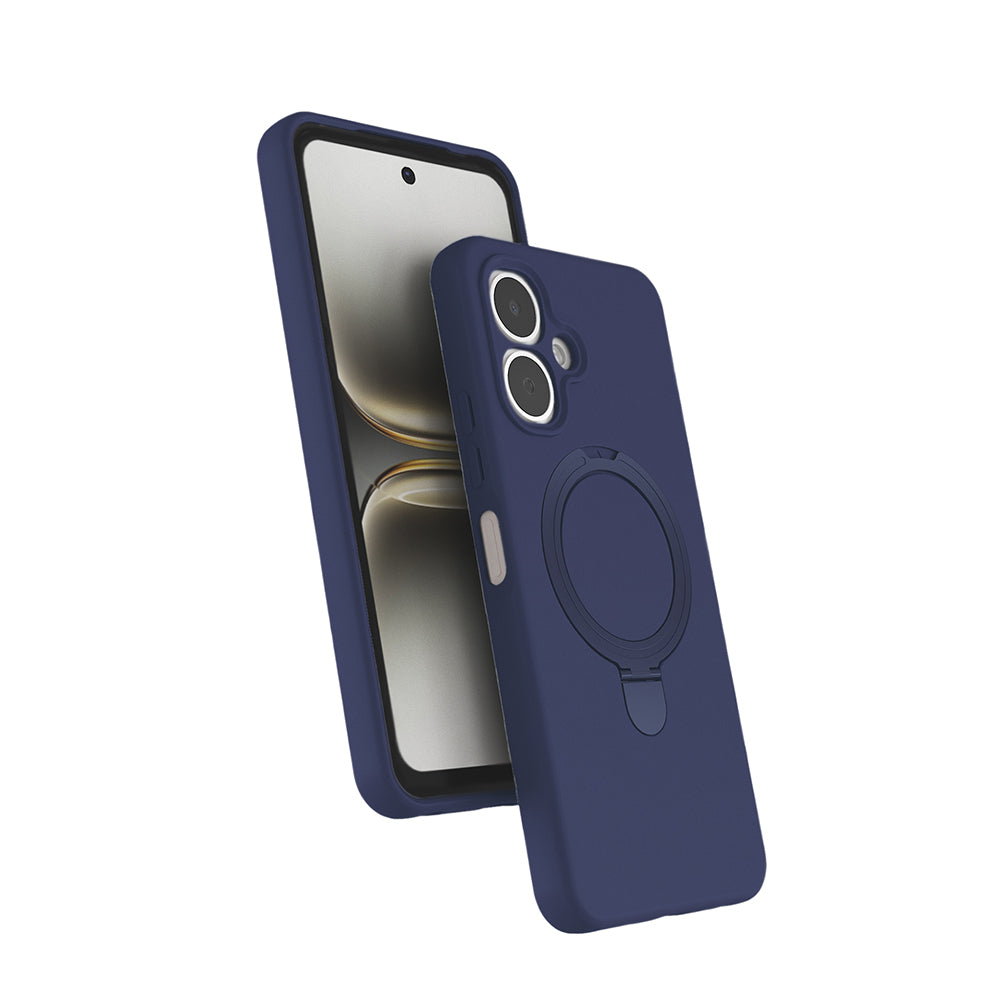 Tecno Spark Go 2 Uyumlu Kılıf M-safe Şarj Özellikli Standlı Zore Samara Kapak