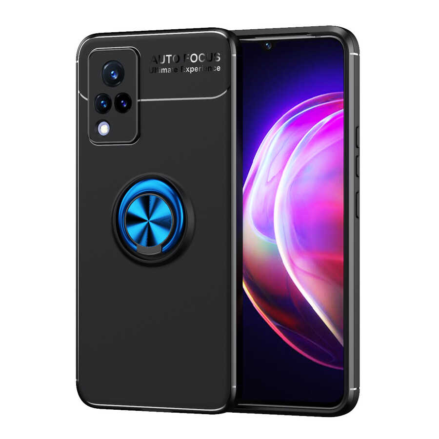Vivo V21 Uyumlu Kılıf Zore Ravel Silikon Kapak