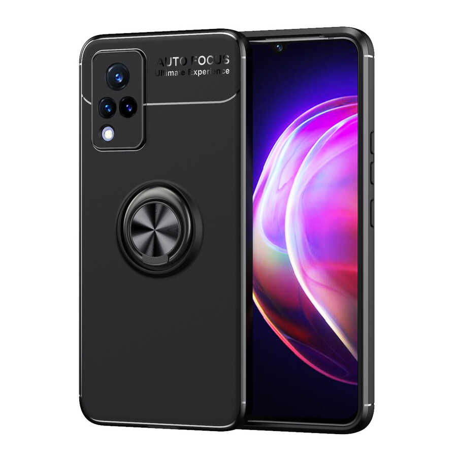 Vivo V21 Uyumlu Kılıf Zore Ravel Silikon Kapak