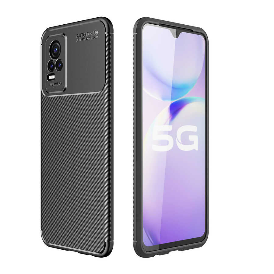 Vivo V21E Uyumlu Kılıf Zore Negro Silikon Kapak
