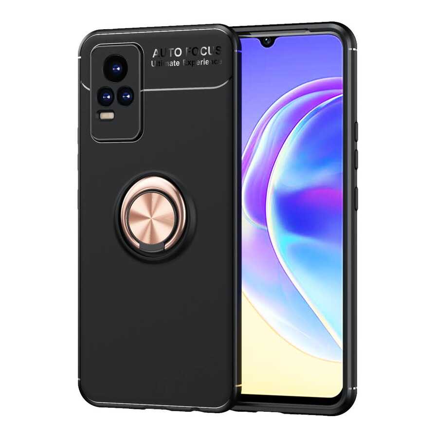 Vivo V21E Uyumlu Kılıf Zore Ravel Silikon Kapak
