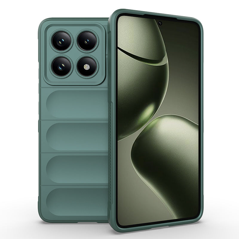 Xiaomi 14T Uyumlu Kılıf Esnek TPU Oyuklu Arka Yüzey Tasarımlı Zore Etnik Silikon Kapak