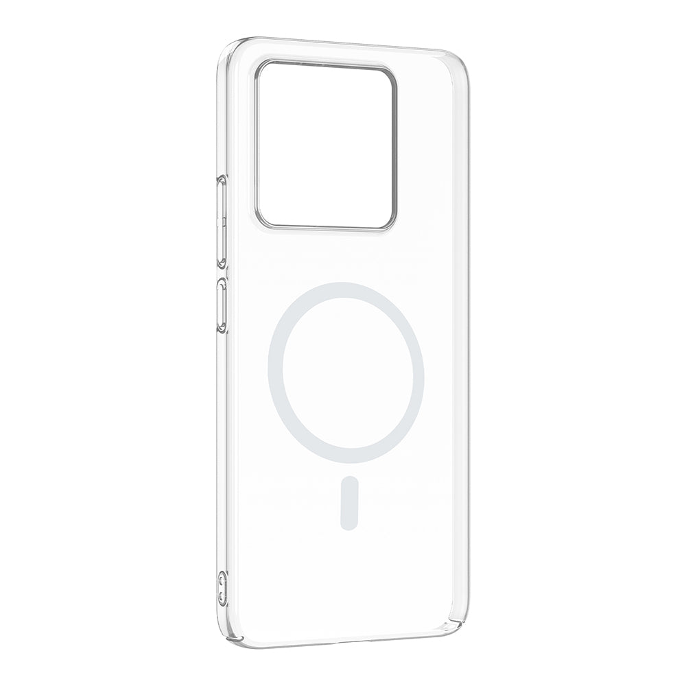 Xiaomi 14T Pro Kamera Korumalı M-Safe Şarj Özellikli Şeffaf Zore London Sert PC Kapak