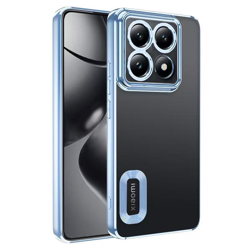 Xiaomi 14T Pro Uyumlu Kılıf Kamera Korumalı Logo Gösteren Zore Omega Kapak