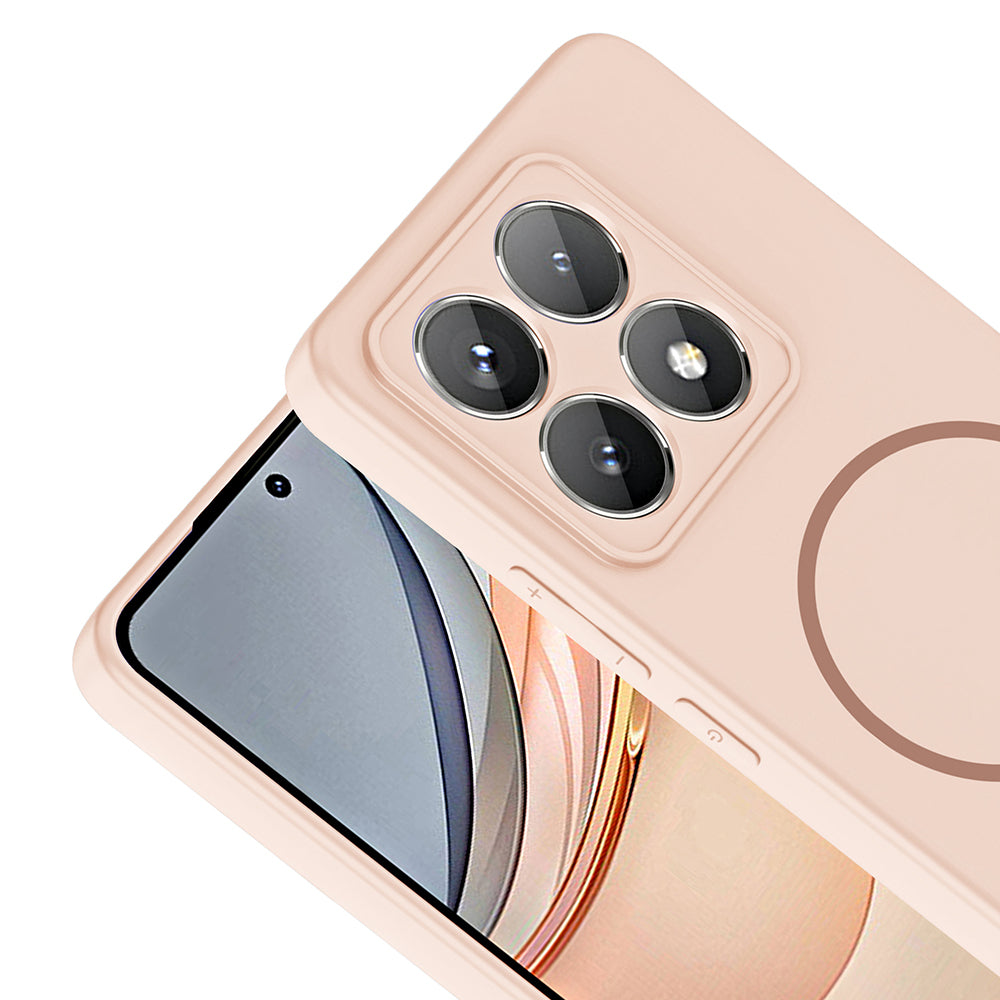 Xiaomi 14T Pro Uyumlu Kılıf M-safe Şarj Özellikli Zore Meta Kapak