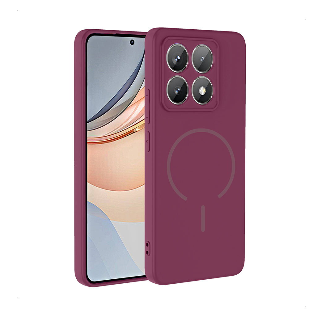 Xiaomi 14T Pro Uyumlu Kılıf M-safe Şarj Özellikli Zore Meta Kapak