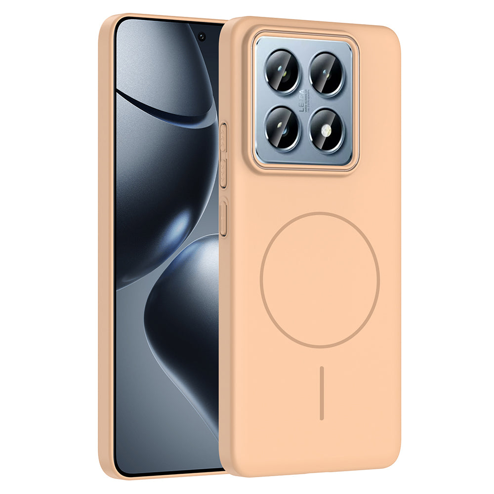 Xiaomi 14T Pro Uyumlu Kılıf M-safe Şarj Özellikli Zore Ruby Sert Kapak