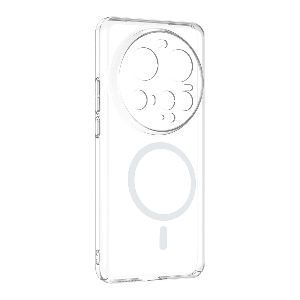 Xiaomi 15 Ultra Kamera Korumalı M-Safe Şarj Özellikli Şeffaf Zore London Sert PC Kapak