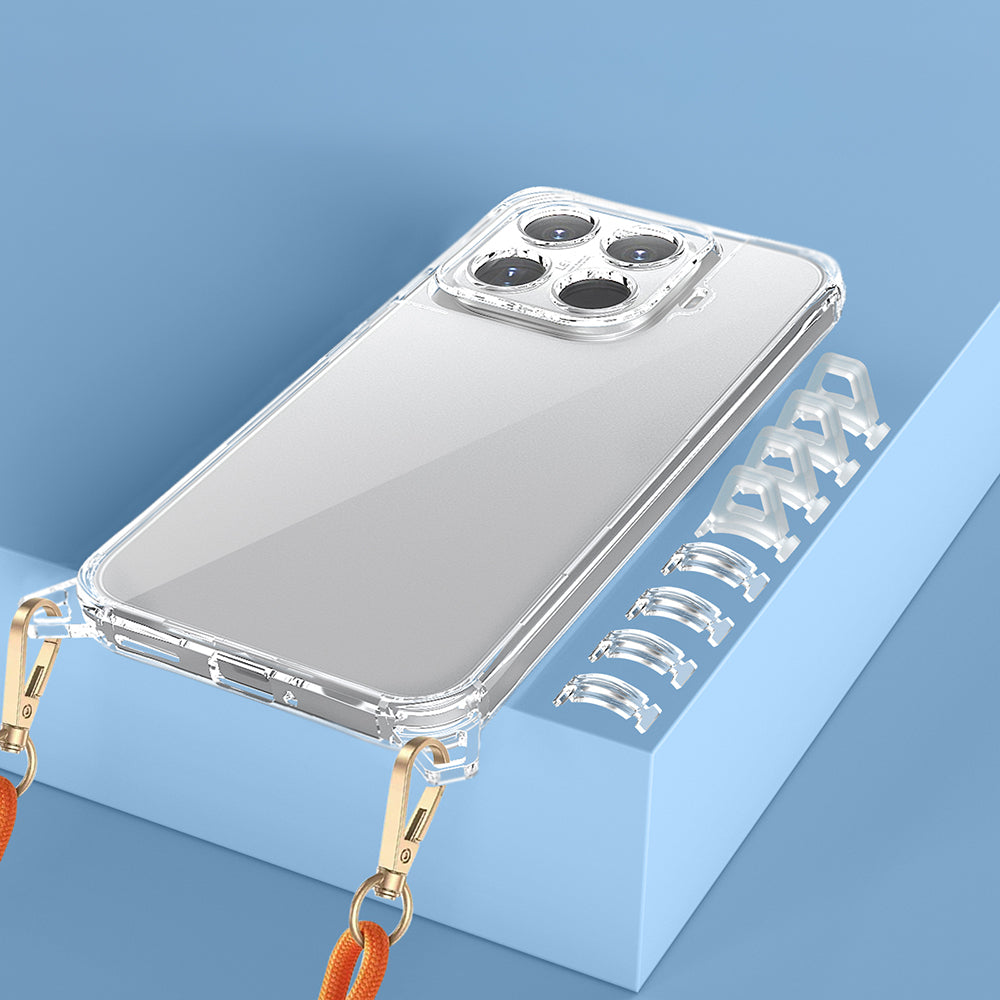 Xiaomi 15T Uyumlu Kılıf Airbagli Takılabilir Askı Aparatlı Zore Snap Silikon Kapak
