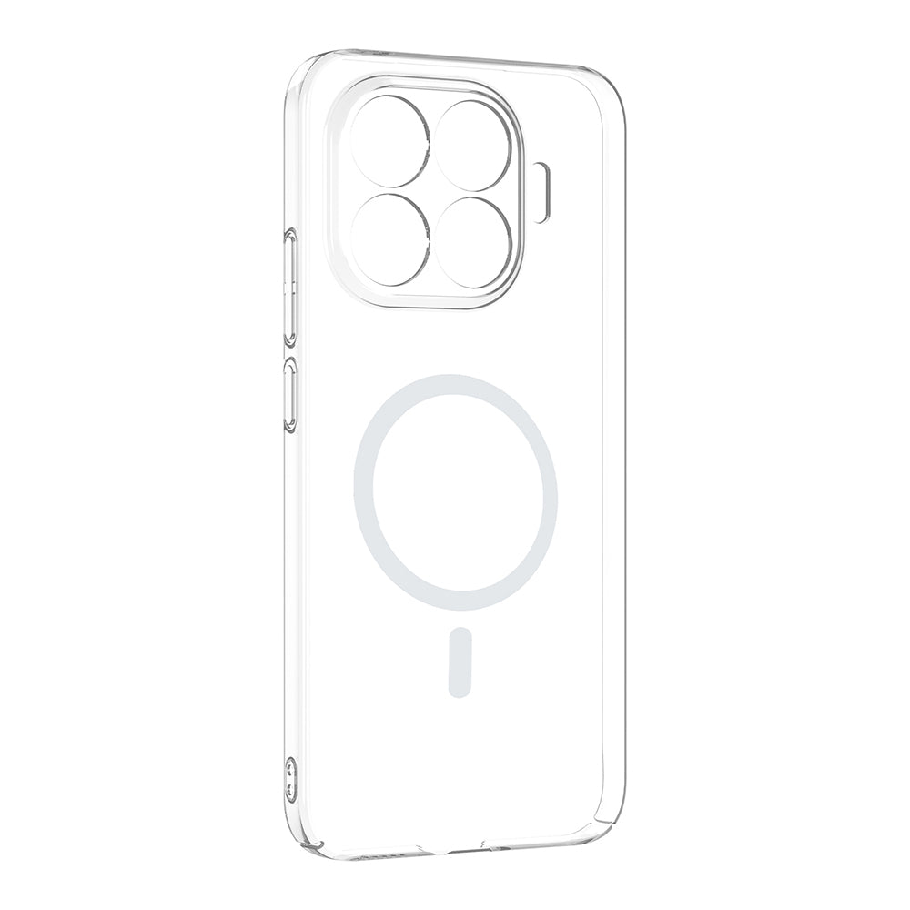 Xiaomi 15T Pro Kamera Korumalı M-Safe Şarj Özellikli Şeffaf Zore London Sert PC Kapak