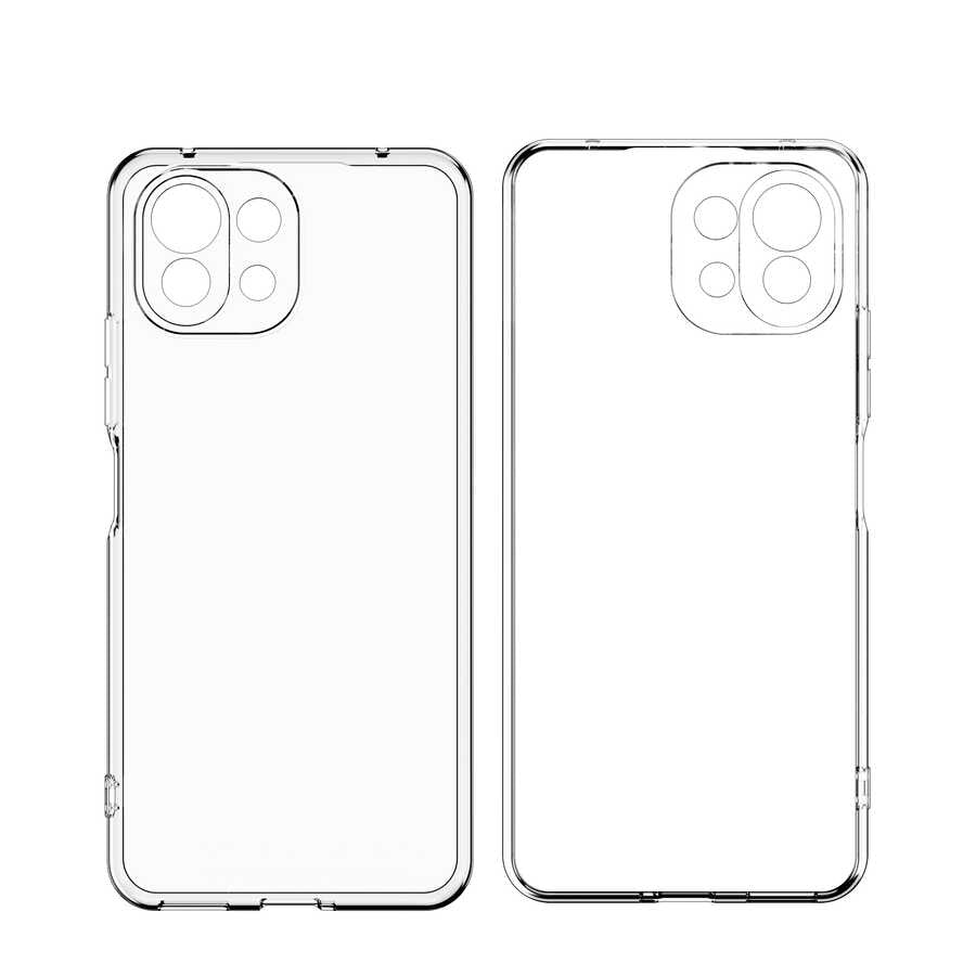 Xiaomi Mi 11 Uyumlu Kılıf Zore Kamera Korumalı Süper Silikon Kapak