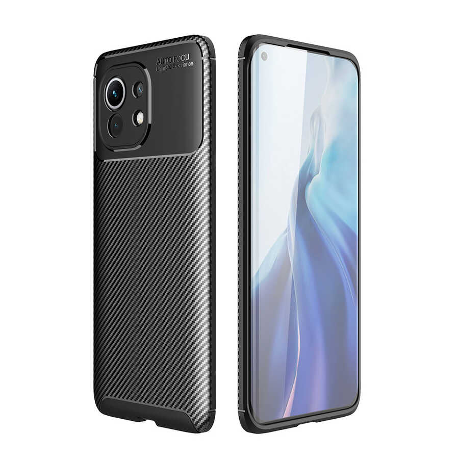 Xiaomi Mi 11 Uyumlu Kılıf Zore Negro Silikon Kapak