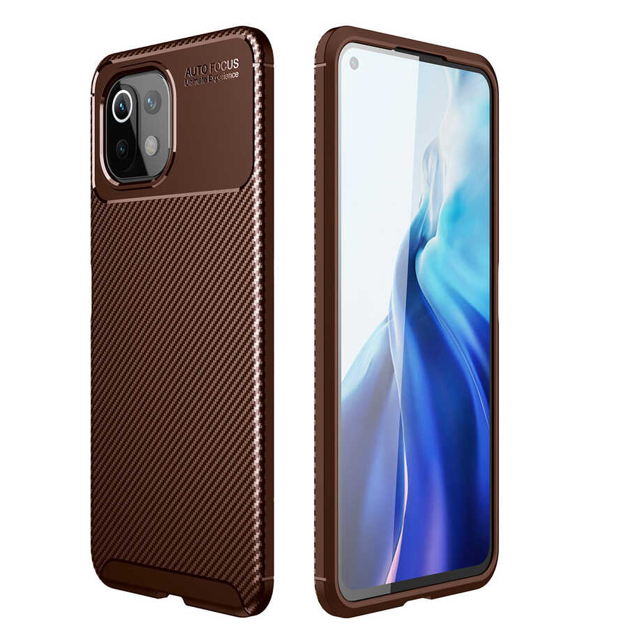 Xiaomi Mi 11 Lite Uyumlu Kılıf Zore Negro Silikon Kapak
