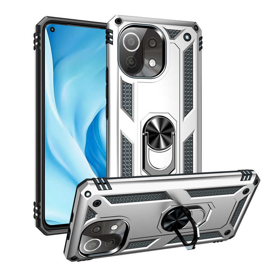 Xiaomi Mi 11 Lite Uyumlu Kılıf Zore Vega Kapak