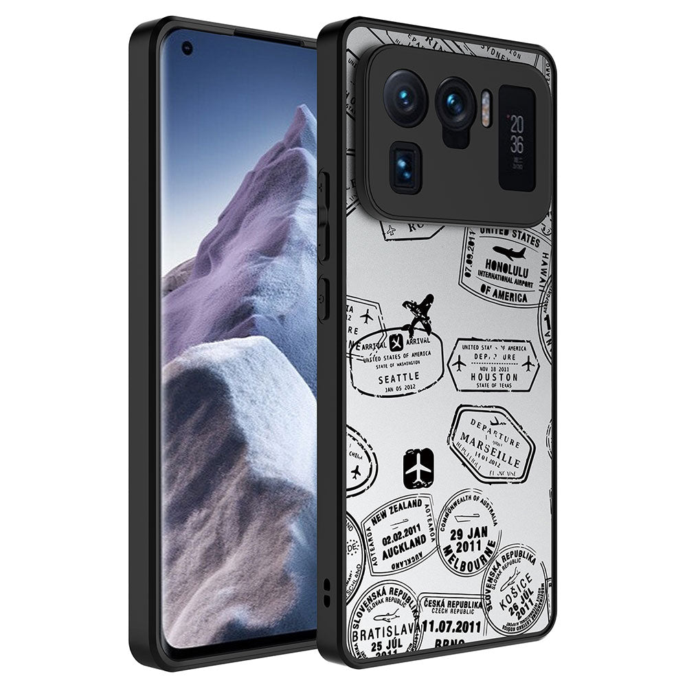 Xiaomi Mi 11 Ultra Uyumlu Kılıf Aynalı Desenli Kamera Korumalı Parlak Zore Mirror Kapak