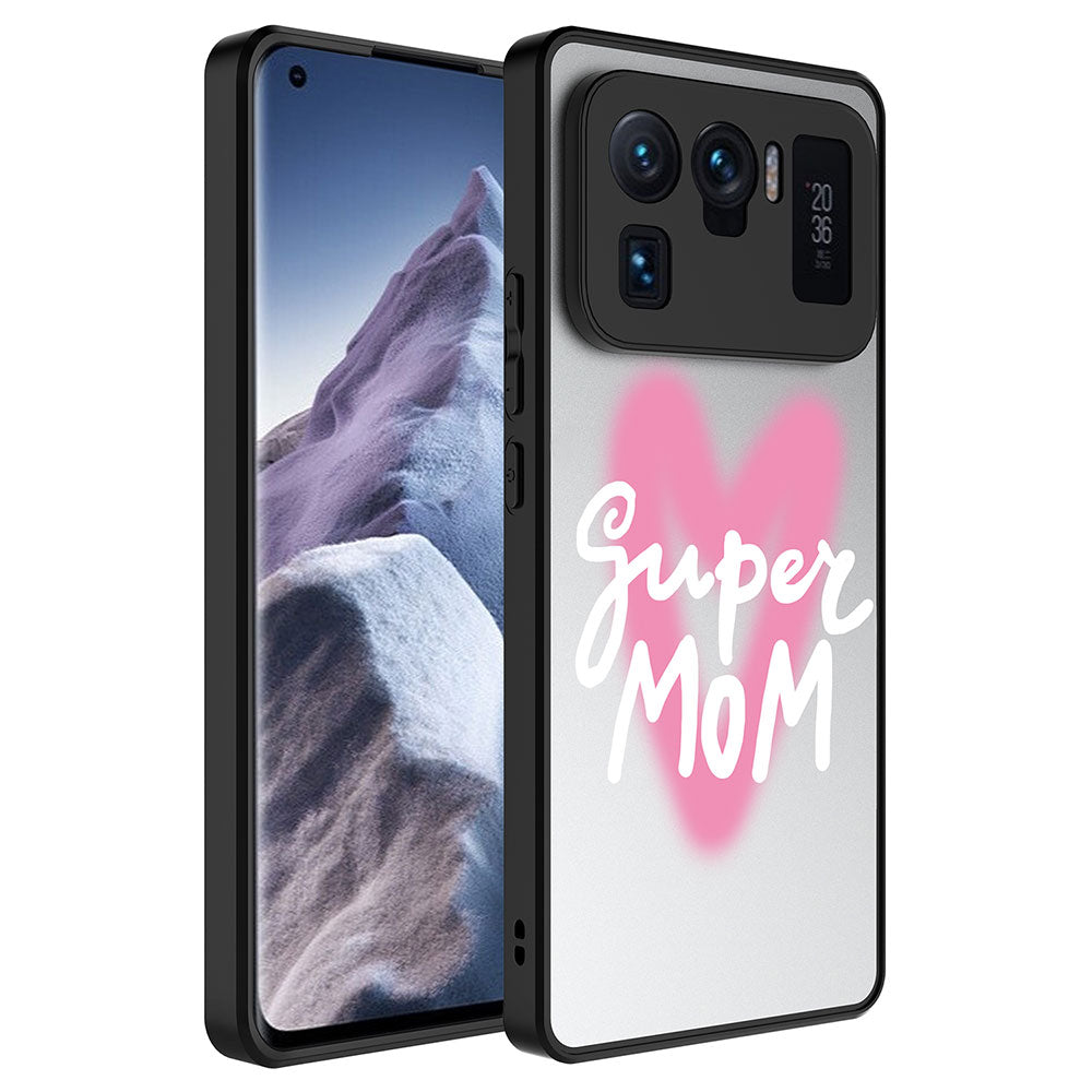Xiaomi Mi 11 Ultra Uyumlu Kılıf Aynalı Desenli Kamera Korumalı Parlak Zore Mirror Kapak