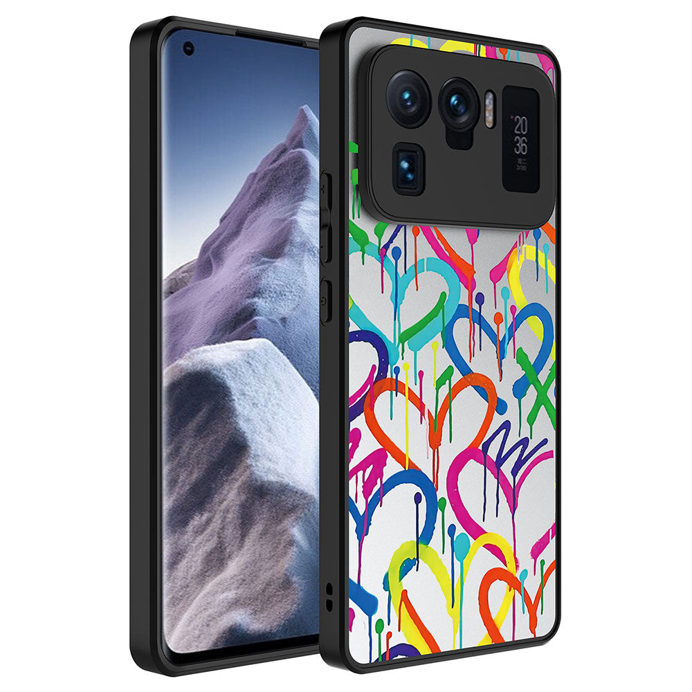 Xiaomi Mi 11 Ultra Uyumlu Kılıf Aynalı Desenli Kamera Korumalı Parlak Zore Mirror Kapak