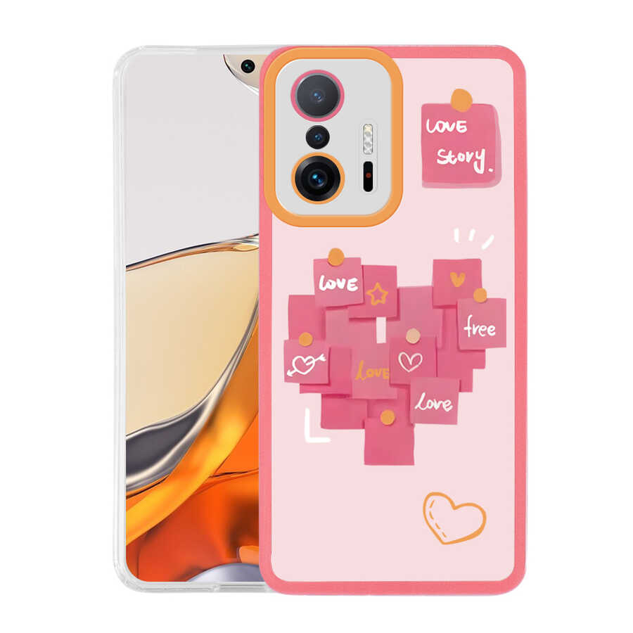 Xiaomi Mi 11T 5G Uyumlu Kılıf Zore M-Fit Desenli Kapak