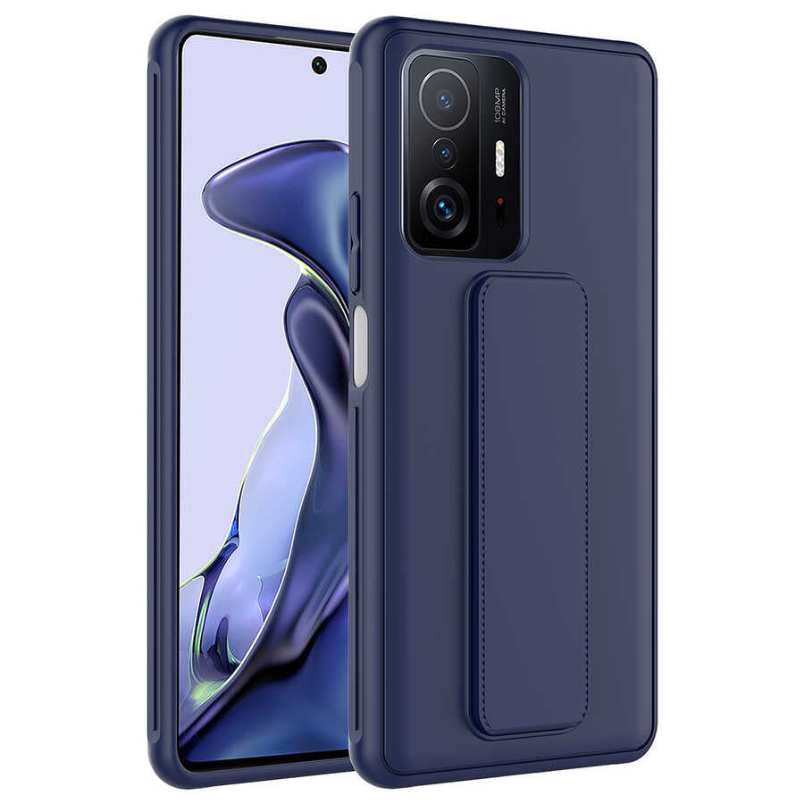 Xiaomi Mi 11T Pro 5G Uyumlu Kılıf Zore Qstand Kapak