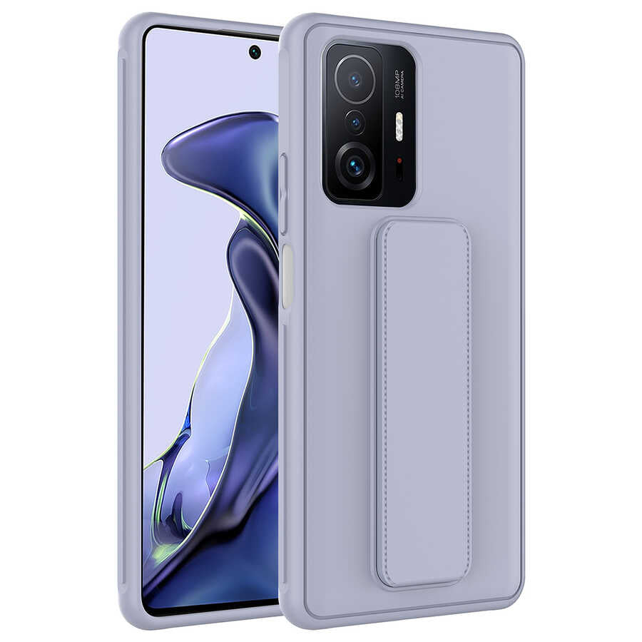 Xiaomi Mi 11T Pro 5G Uyumlu Kılıf Zore Qstand Kapak