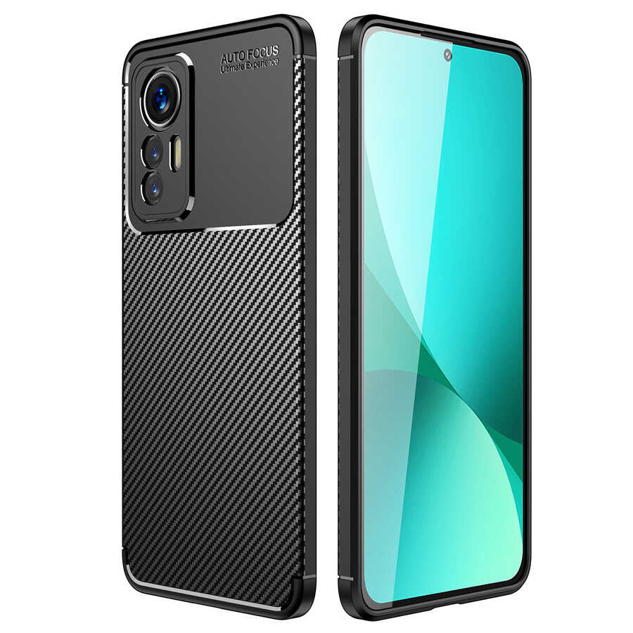 Xiaomi Mi 12 Lite Uyumlu Kılıf Zore Negro Silikon Kapak
