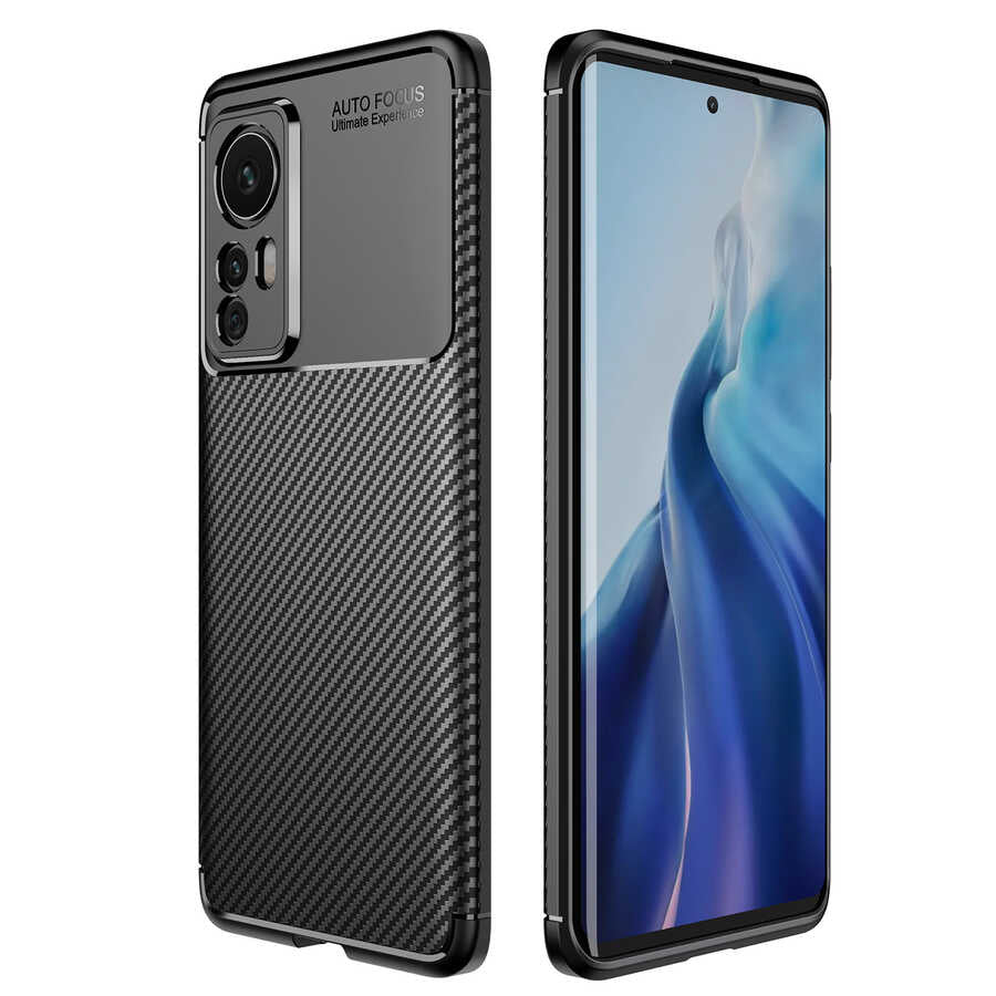 Xiaomi Mi 12 Pro Uyumlu Kılıf Zore Negro Silikon Kapak