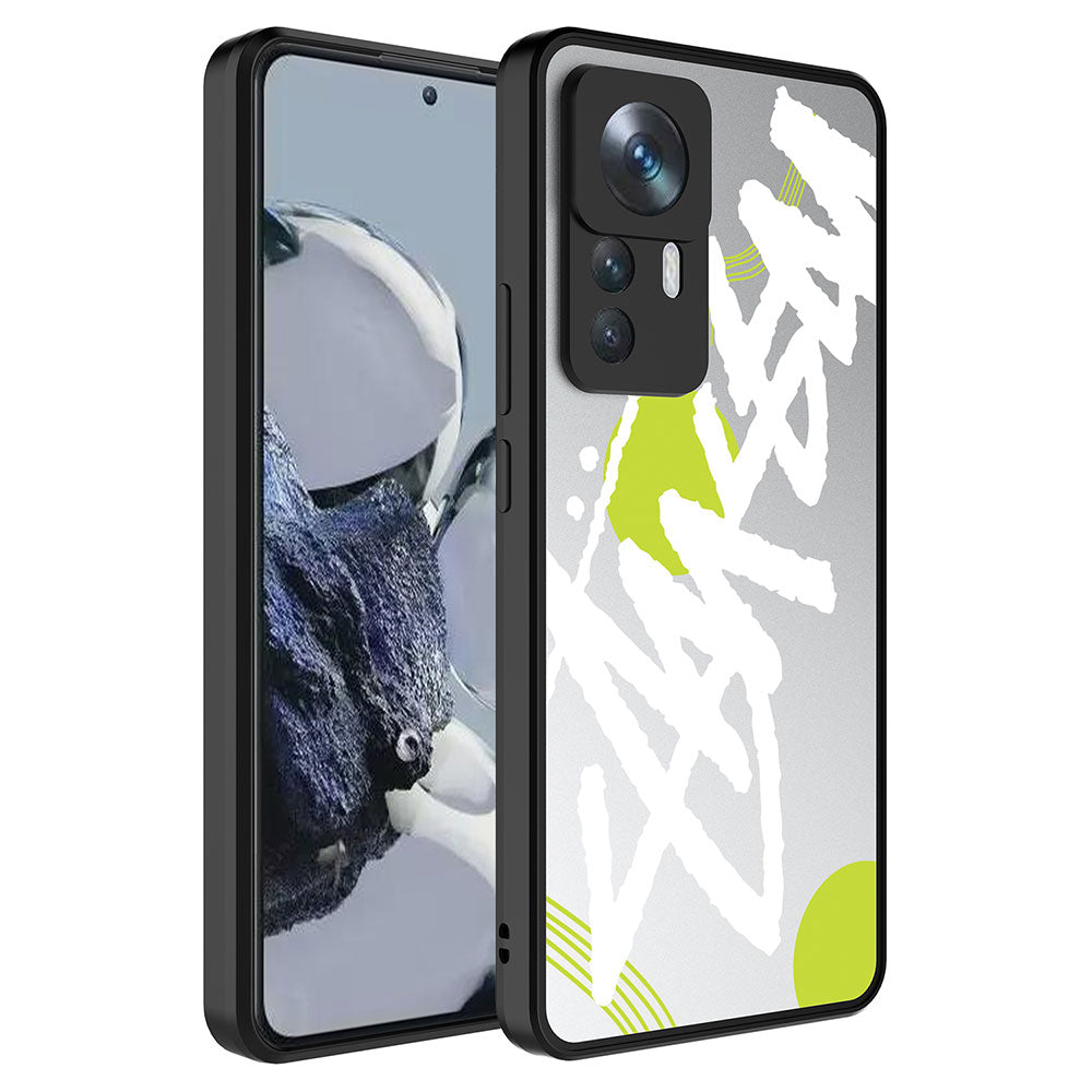 Xiaomi Mi 12T Uyumlu Kılıf Aynalı Desenli Kamera Korumalı Parlak Zore Mirror Kapak