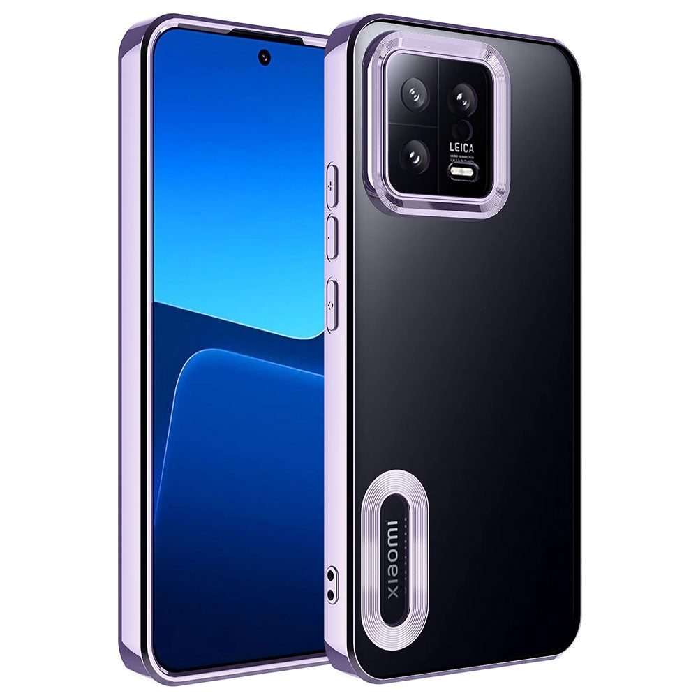 Xiaomi Mi 13 Uyumlu Kılıf Kamera Korumalı Logo Gösteren Zore Omega Kapak