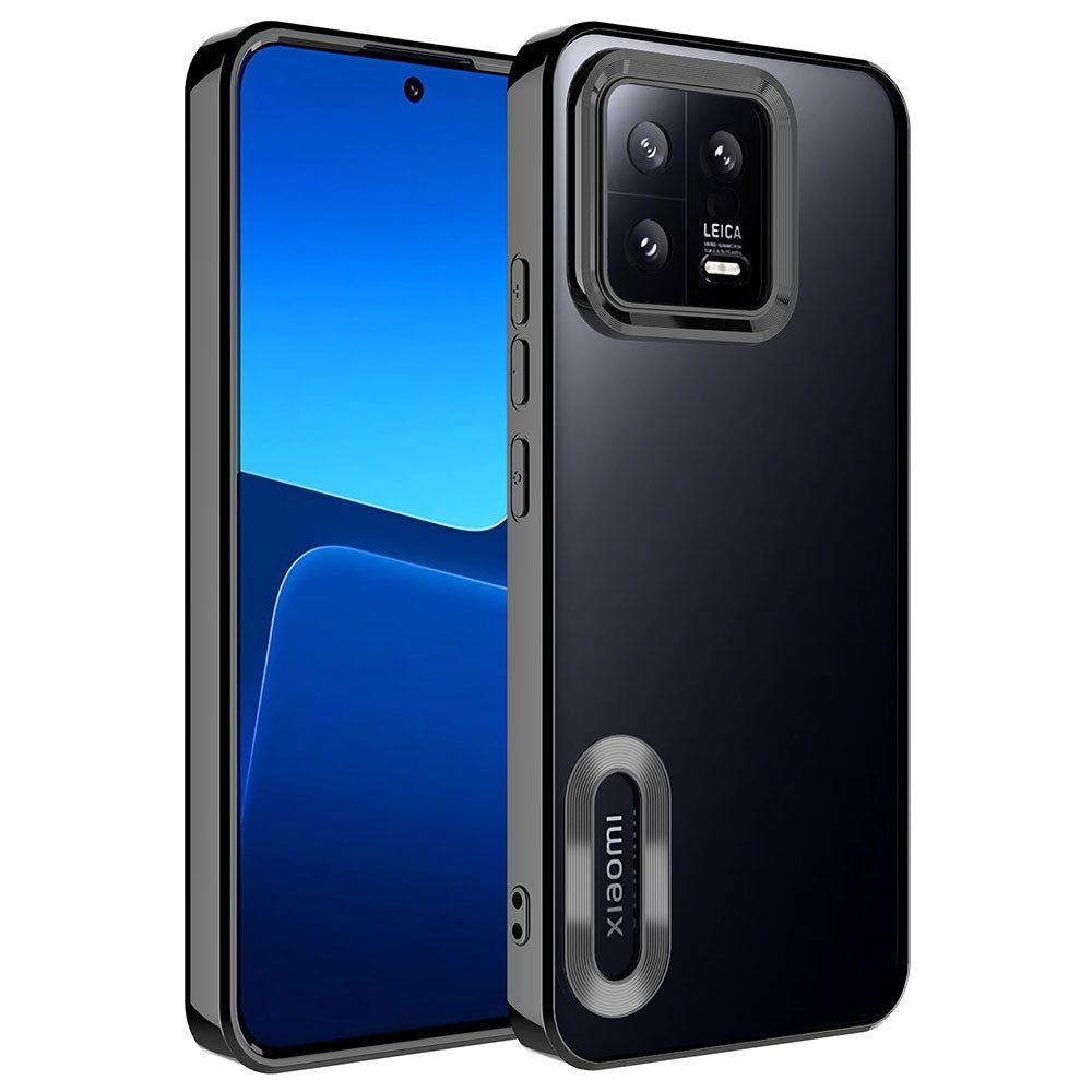 Xiaomi Mi 13 Uyumlu Kılıf Kamera Korumalı Logo Gösteren Zore Omega Kapak