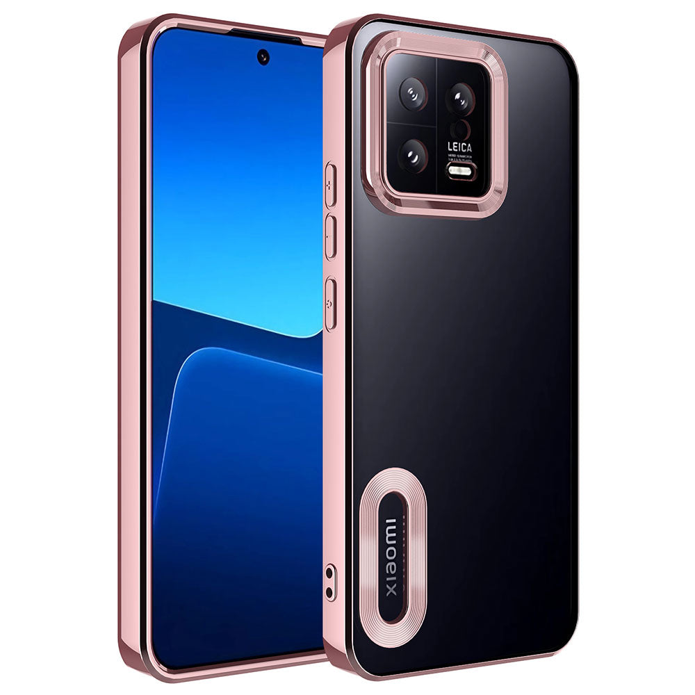 Xiaomi Mi 13 Uyumlu Kılıf Kamera Korumalı Logo Gösteren Zore Omega Kapak