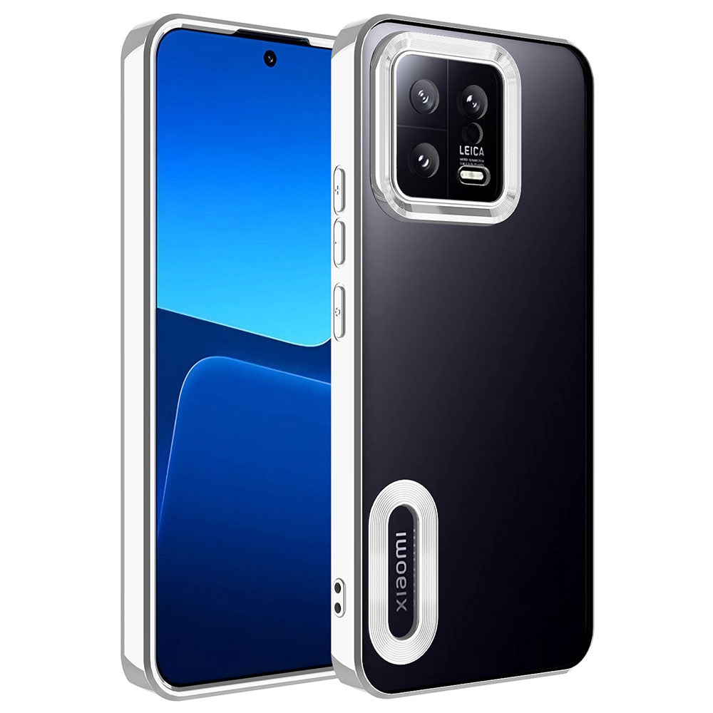 Xiaomi Mi 13 Uyumlu Kılıf Kamera Korumalı Logo Gösteren Zore Omega Kapak