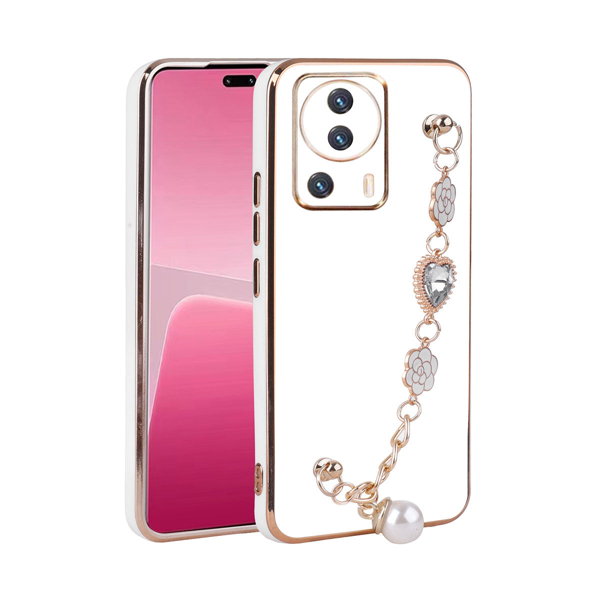Xiaomi Mi 13 Lite Uyumlu Kılıf El Tutamaçlı Kamera Korumalı Zore Taka Silikon Kapak