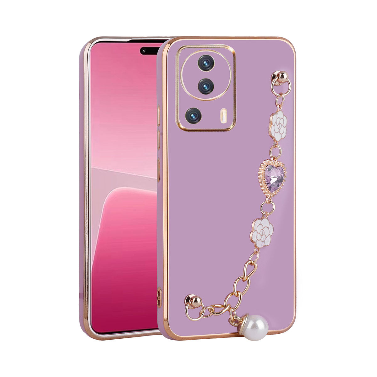 Xiaomi Mi 13 Lite Uyumlu Kılıf El Tutamaçlı Kamera Korumalı Zore Taka Silikon Kapak