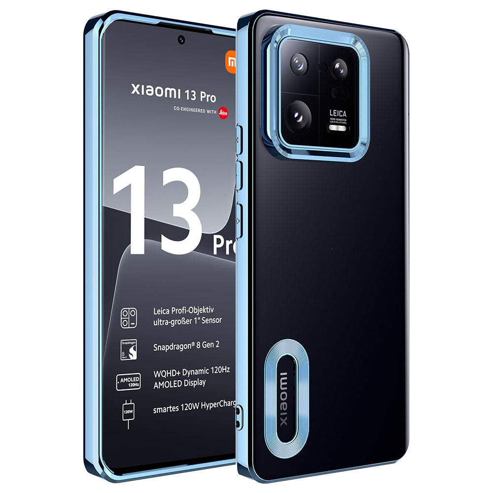Xiaomi Mi 13 Pro Uyumlu Kılıf Kamera Korumalı Logo Gösteren Zore Omega Kapak