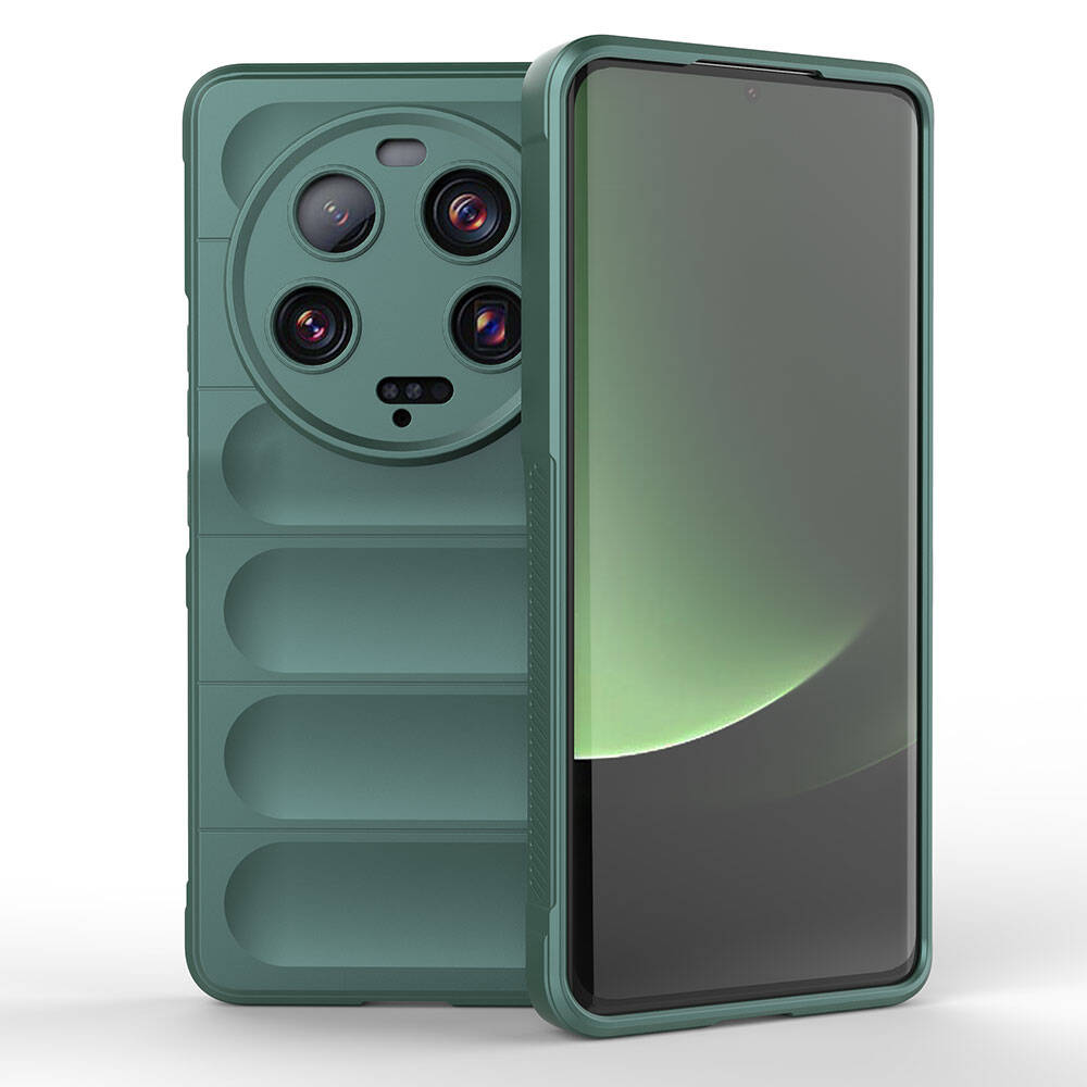 Xiaomi Mi 13 Ultra Uyumlu Kılıf Esnek TPU Oyuklu Arka Yüzey Tasarımlı Zore Etnik Silikon Kapak