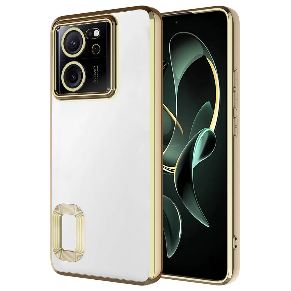 Xiaomi Mi 13T Uyumlu Kılıf Kamera Korumalı Logo Gösteren Zore Omega Kapak