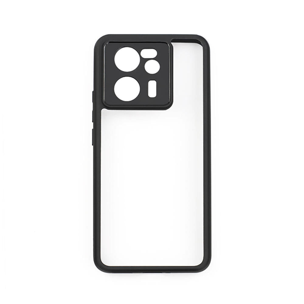 Xiaomi Mi 13T Uyumlu Kılıf Kamera Korumalı Şeffaf Arka Yüzey Zore New Roll Kapak
