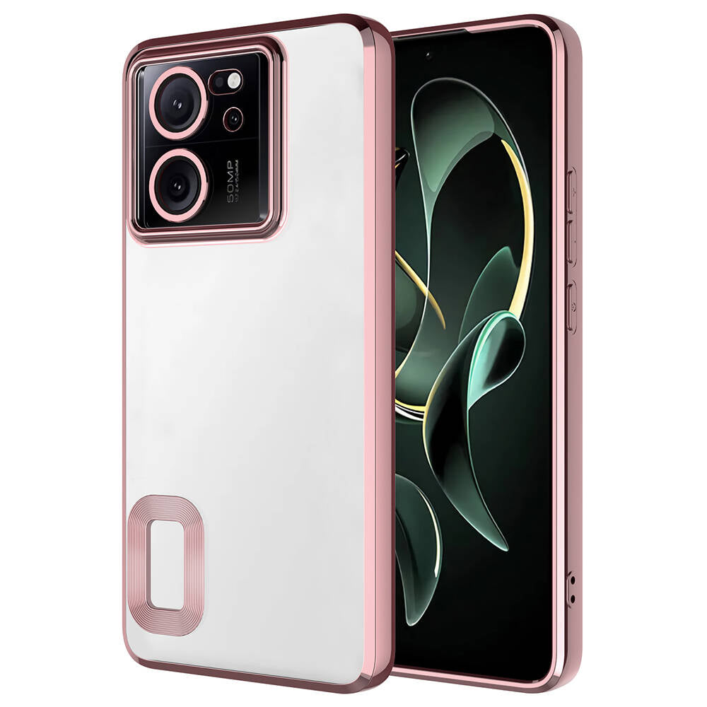 Xiaomi Mi 13T Pro Uyumlu Kılıf Kamera Korumalı Logo Gösteren Zore Omega Kapak