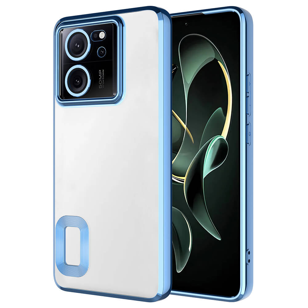 Xiaomi Mi 13T Pro Uyumlu Kılıf Kamera Korumalı Logo Gösteren Zore Omega Kapak